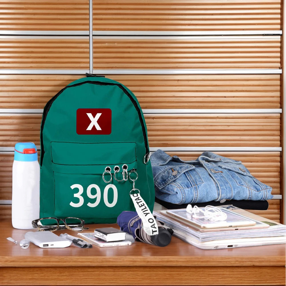 2025 Korea Game Season2 School Handbags Unisex Solid Printing Outdoor Sports Daypacks Student Large Capacity for Outdoor Hinking