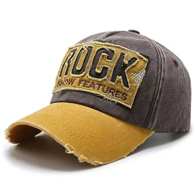 High-Quality "ROCK" Embroidery Cotton Baseball Cap | Unisex Snapback Sun Hat