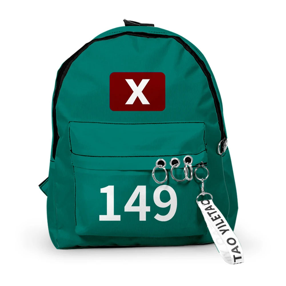 2025 Korea Game Season2 School Handbags Unisex Solid Printing Outdoor Sports Daypacks Student Large Capacity for Outdoor Hinking