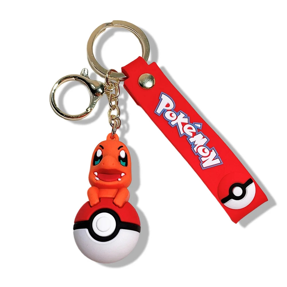 Pokémon Keychain 2025 – Pikachu, Psyduck, Gengar & More Cartoon Figures 🎒✨