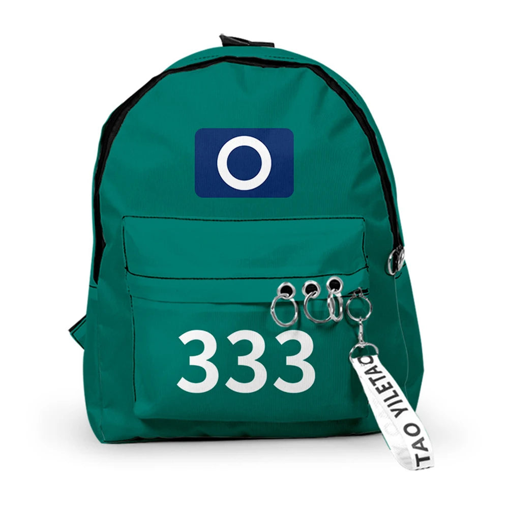 2025 Korea Game Season2 School Handbags Unisex Solid Printing Outdoor Sports Daypacks Student Large Capacity for Outdoor Hinking
