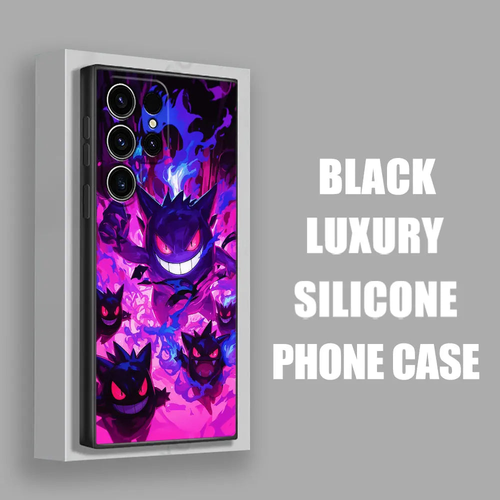 Gengar Ghost Phone Case for Samsung S25/S24/S23/S22 Ultra/S21 FE/S20/S10 Plus