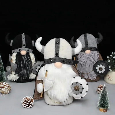 Faceless Viking Warrior Plush Doll