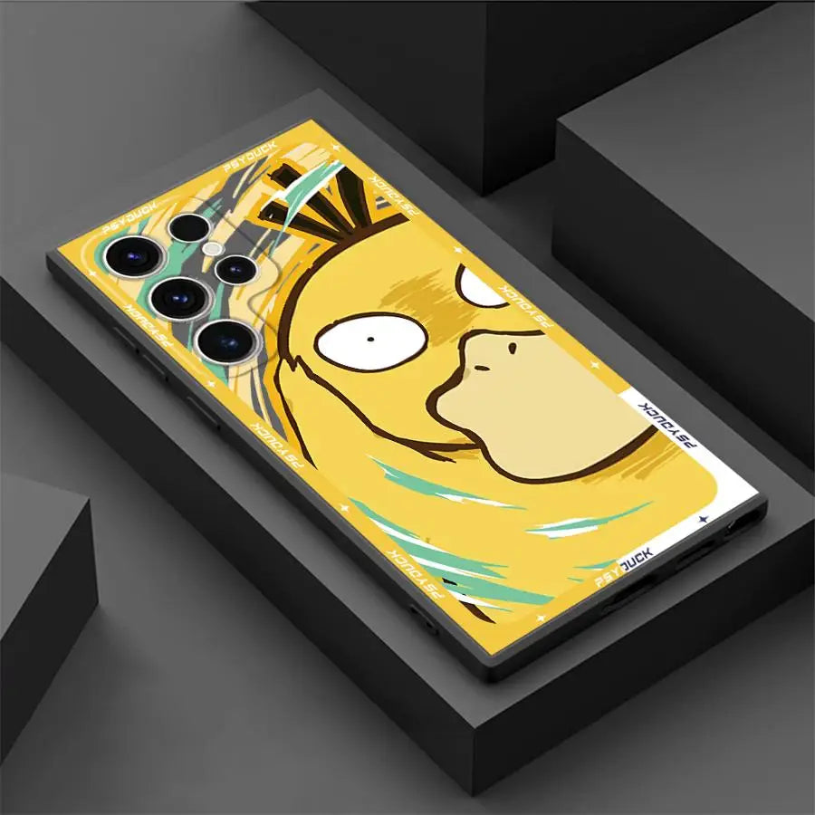 Luxury Pokémon Case for Samsung Galaxy – Matte Shockproof Cover