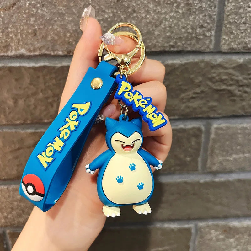 Pokémon Keychain 2025 – Pikachu, Psyduck, Gengar & More Cartoon Figures 🎒✨