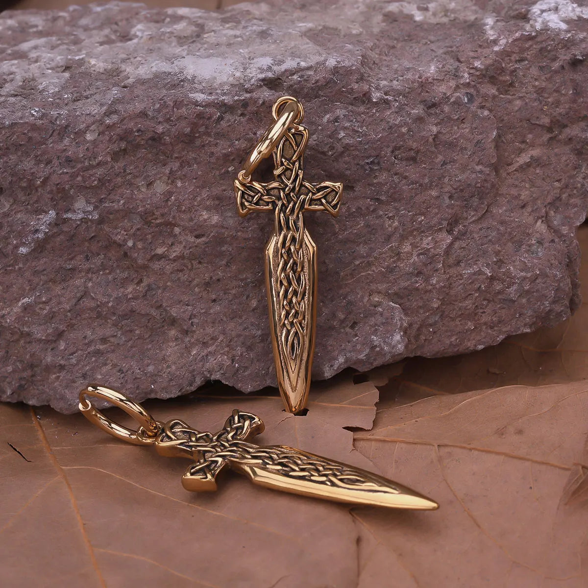 Viking Sword Earrings | 316L Steel | Symbol of Strength and Courage