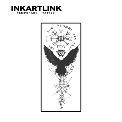 Evil Symbol Temporary Tattoo 🖤👹