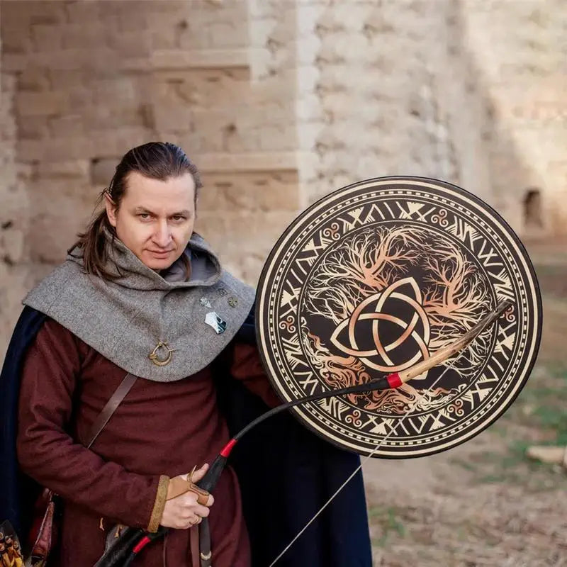 Handmade Shamanic Drum – Spiritual Healing & Sound