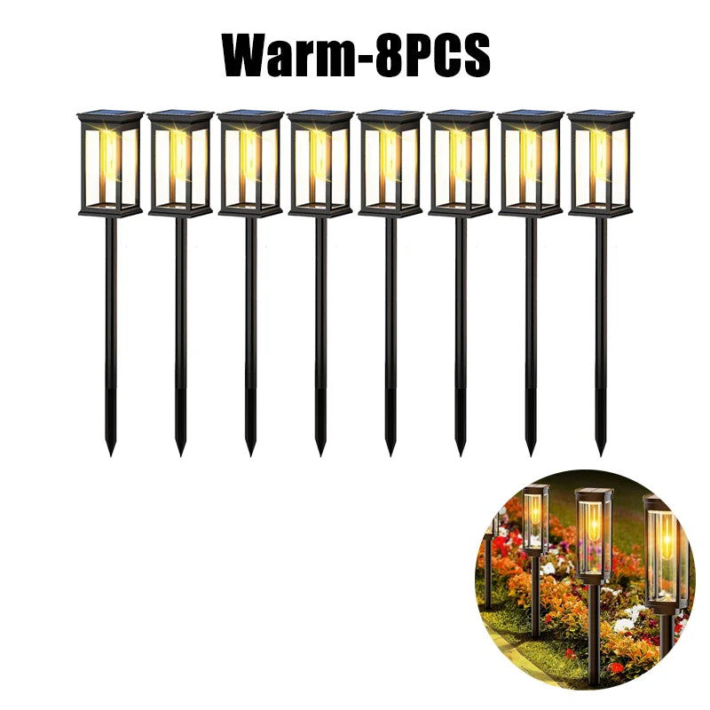 LED Solar Pathway Lights – Waterproof Outdoor Lamp