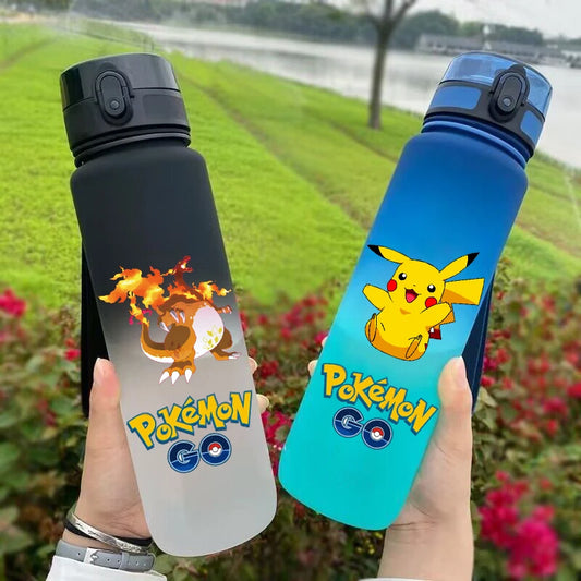 Pokémon Sports Water Bottle – 650ml | Pikachu &amp; Charizard