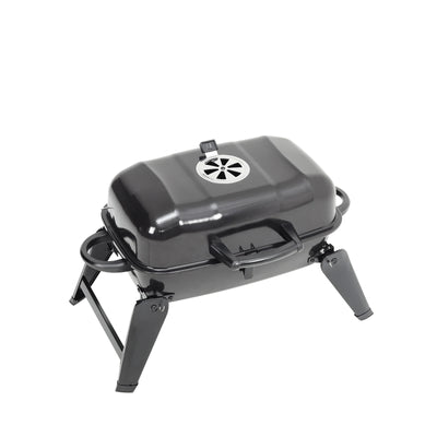 Portable Charcoal Grill BBQ for Outdoor Patio, 68cm W x 34cm D x 36cm H