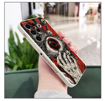Devil Eye Phone Case for Samsung Galaxy S22 Plus / S21 Plus / S23 Ultra / S23 FE / S22 Ultra / S22 / S24 / S24 FE / S23 / S23 Plus / S25 / S25 Ultra / S24 Plus / S25 Plus / S21 Ultra / S24 Ultra