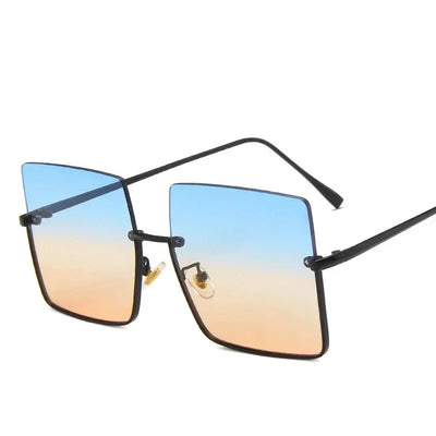 LUXE Oversized Square Sunglasses 😎 Designer Retro Frames
