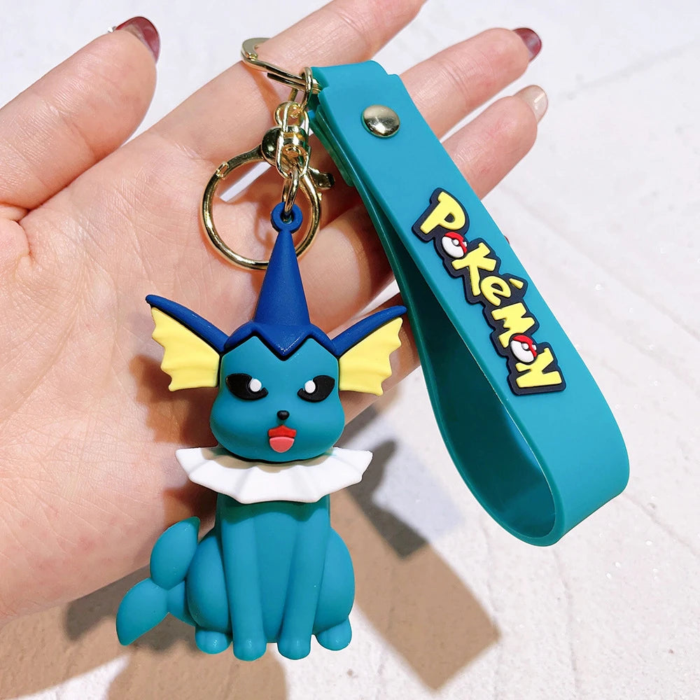 Pokémon Keychain 2025 – Pikachu, Psyduck, Gengar & More Cartoon Figures 🎒✨