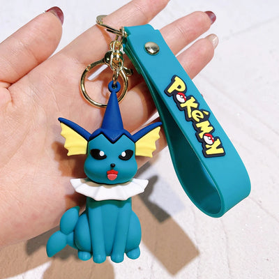 Pokémon Keychain 2025 – Pikachu, Psyduck, Gengar & More Cartoon Figures 🎒✨