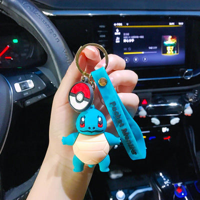 Pokémon Keychain 2025 – Pikachu, Psyduck, Gengar & More Cartoon Figures 🎒✨