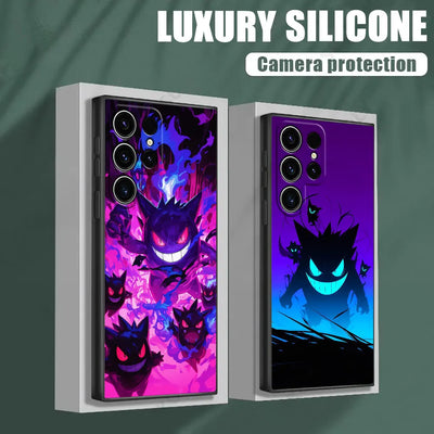 Gengar Ghost Phone Case for Samsung S25/S24/S23/S22 Ultra/S21 FE/S20/S10 Plus