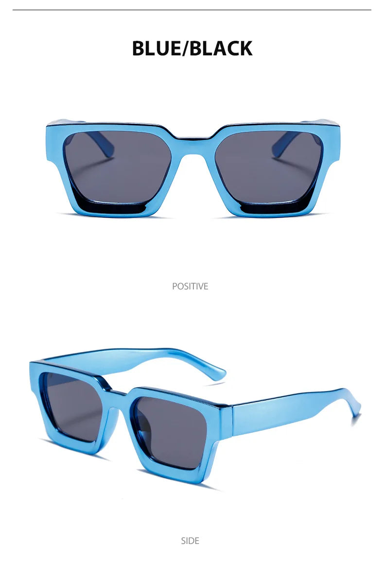 🔥 SHAUNA Retro Square Sunglasses - Thick Frame UV400 Classic 😎