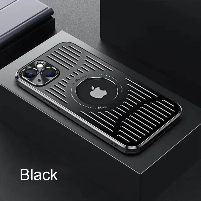 Aluminum Cooling Phone Case for iPhone 16/15/14/13/12 Pro Max