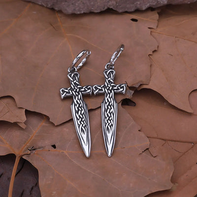 Viking Sword Earrings | 316L Steel | Symbol of Strength and Courage