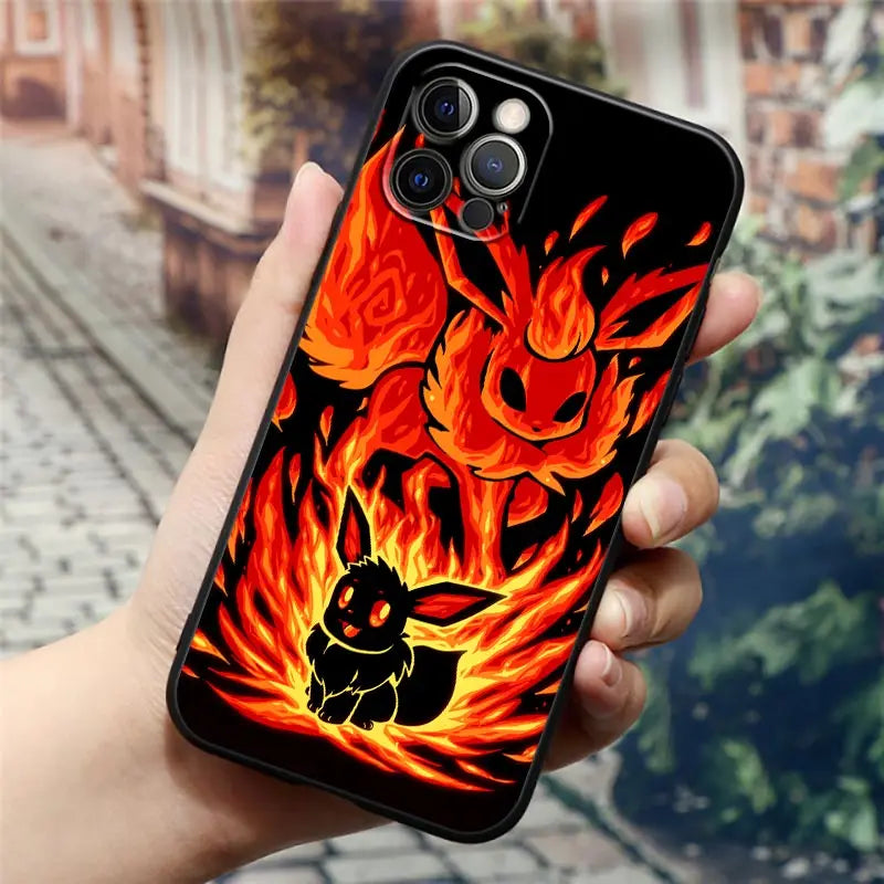 Eevee & Zorua Duo – Dreamy Art Silicone Case