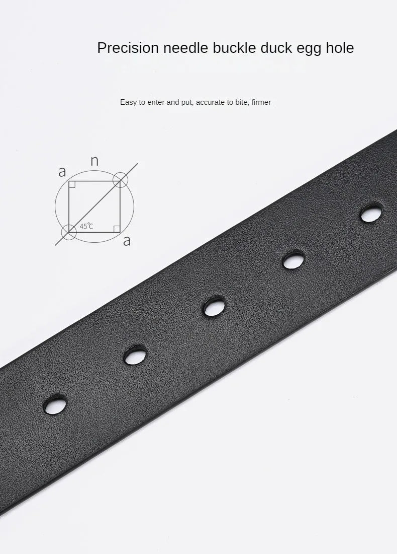 Trendsetter Men's Belt 🔥 PU Leather w/ Alloy Buckle - Business &amp; Casual Strap