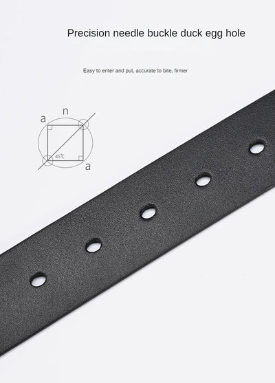 Trendsetter Men's Belt 🔥 PU Leather w/ Alloy Buckle - Business &amp; Casual Strap