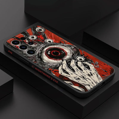 Devil Eye Phone Case for Samsung Galaxy S22 Plus / S21 Plus / S23 Ultra / S23 FE / S22 Ultra / S22 / S24 / S24 FE / S23 / S23 Plus / S25 / S25 Ultra / S24 Plus / S25 Plus / S21 Ultra / S24 Ultra