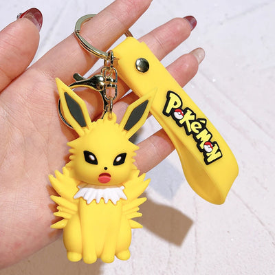 Pokémon Keychain 2025 – Pikachu, Psyduck, Gengar & More Cartoon Figures 🎒✨