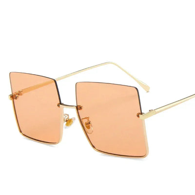 LUXE Oversized Square Sunglasses 😎 Designer Retro Frames