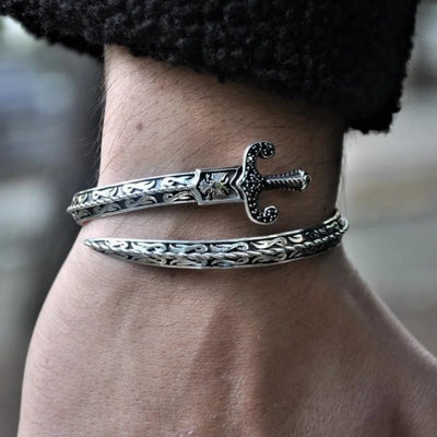 Viking Sword Bracelet Excalibur – Viking-Inspired Zircon Armring