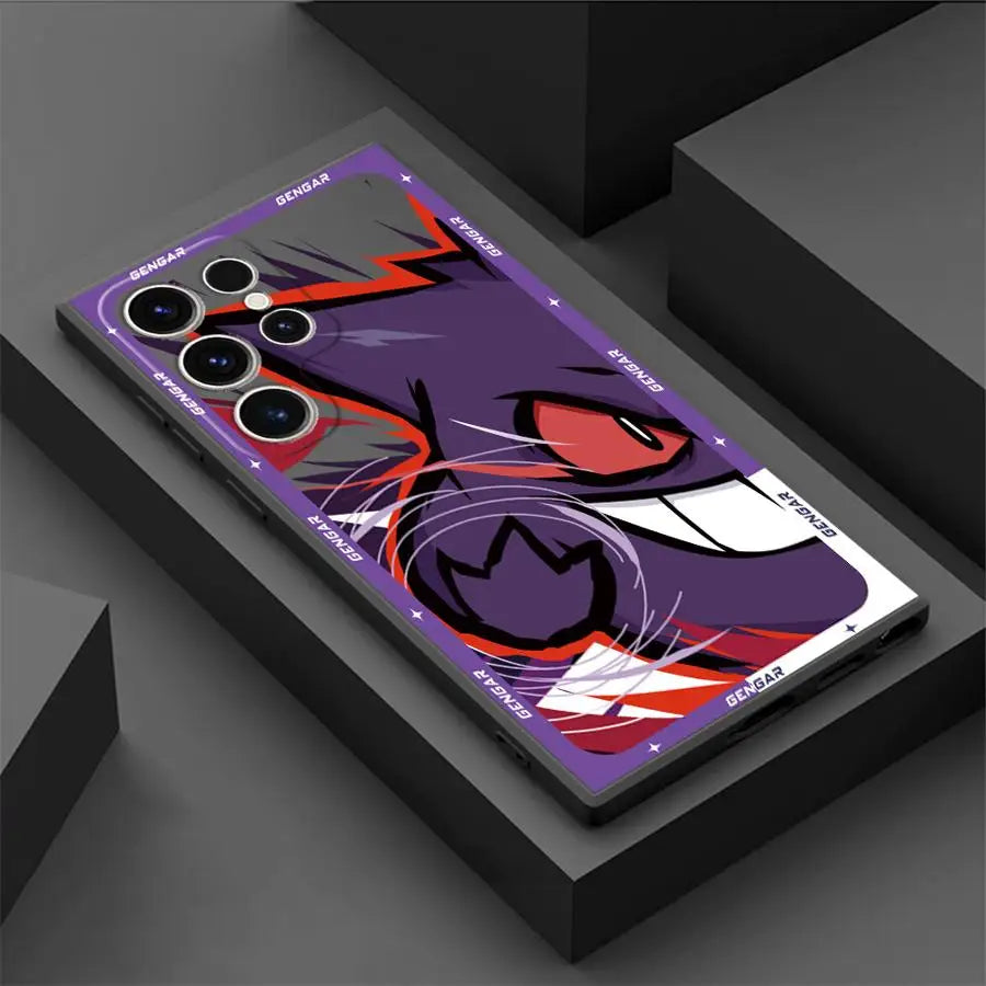 Luxury Pokémon Case for Samsung Galaxy – Matte Shockproof Cover