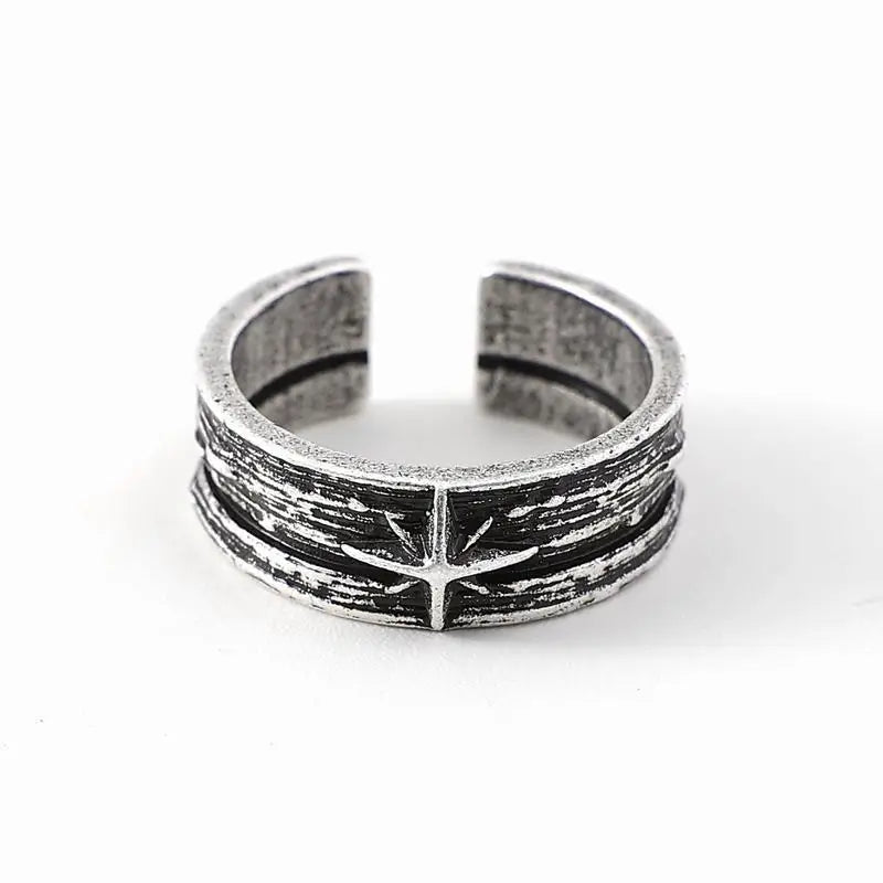 Jarl’s Silver Night – Viking Silver Ring ⚔️🌙