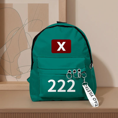 2025 Korea Game Season2 School Handbags Unisex Solid Printing Outdoor Sports Daypacks Student Large Capacity for Outdoor Hinking