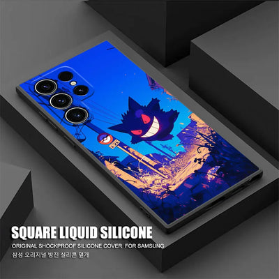 Gengar Ghost Phone Case for Samsung S25/S24/S23/S22 Ultra/S21 FE/S20/S10 Plus