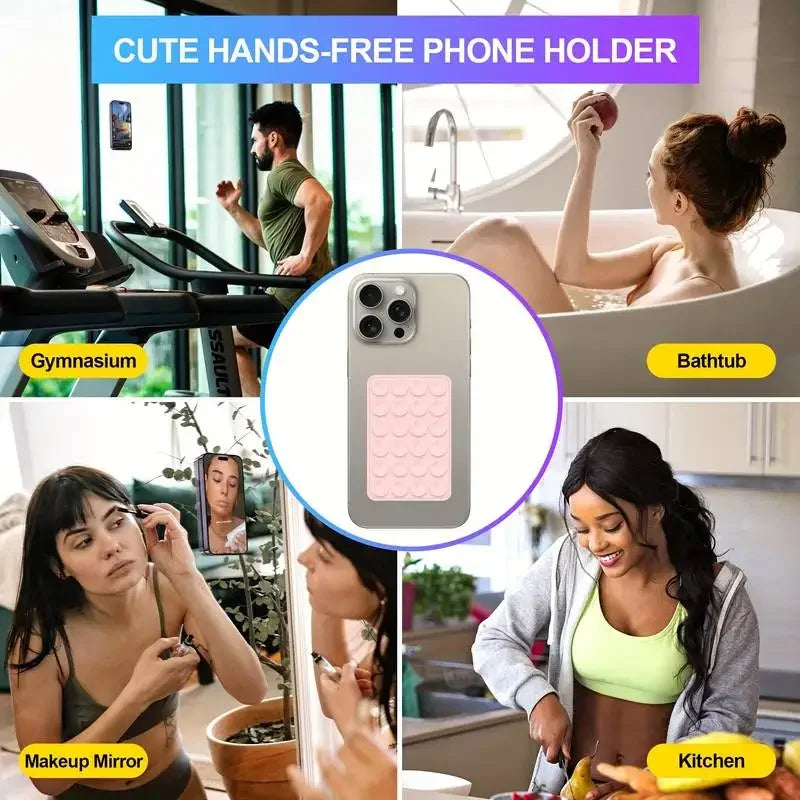 Magic Grip Phone Mat 🧲 Anti-Slip Silicone Pad - Sticks to ANY Surface!"