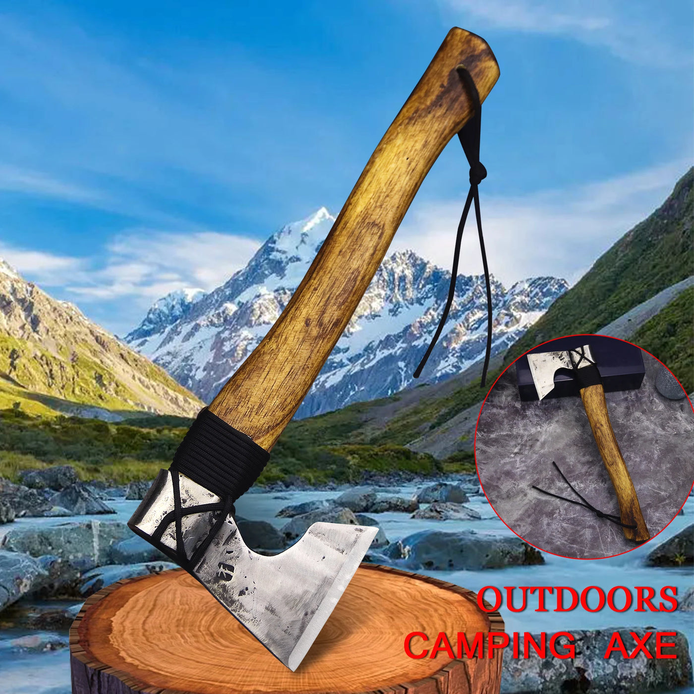 Handcrafted Viking Axe – A Symbol of Power and Courage!