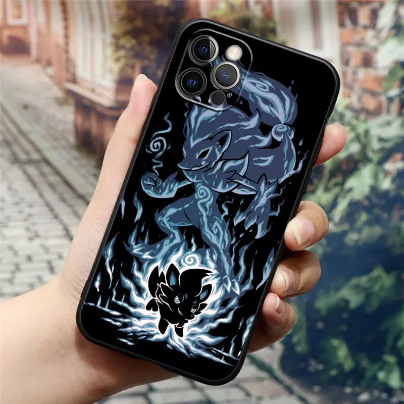 Eevee & Zorua Duo – Dreamy Art Silicone Case