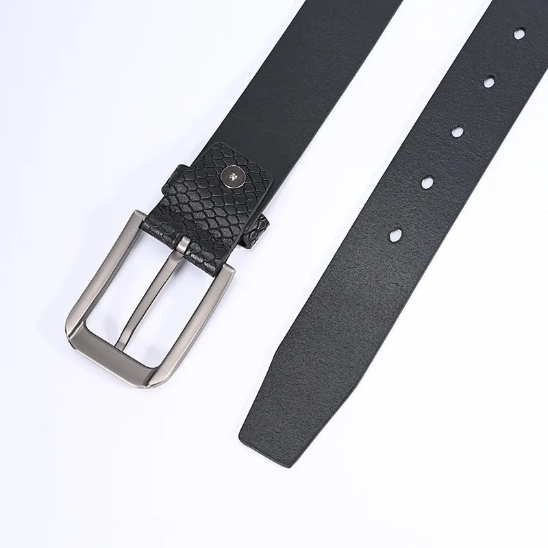 Trendsetter Men's Belt 🔥 PU Leather w/ Alloy Buckle - Business &amp; Casual Strap