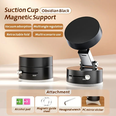 Vacuum Magnetic Folding Swivel Stand – Universal Phone Holder