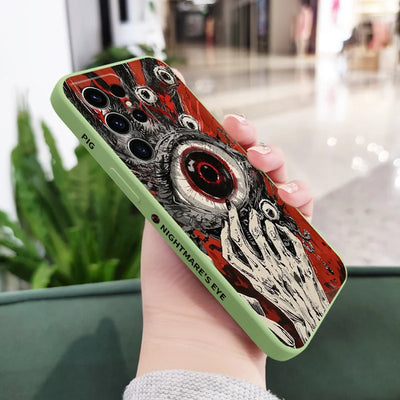 Devil Eye Phone Case for Samsung Galaxy S22 Plus / S21 Plus / S23 Ultra / S23 FE / S22 Ultra / S22 / S24 / S24 FE / S23 / S23 Plus / S25 / S25 Ultra / S24 Plus / S25 Plus / S21 Ultra / S24 Ultra