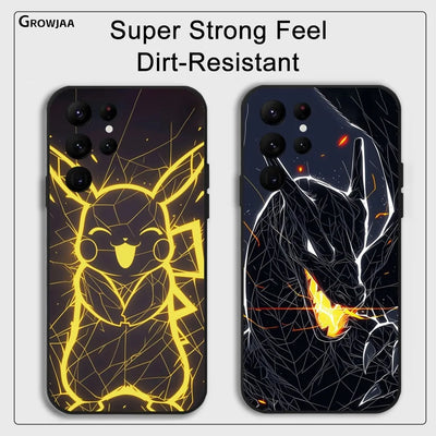 Pikachu x Charizard x Mimikyu – Ultra Grip Case for Galaxy S25/S24/S23/S22/S21/S20