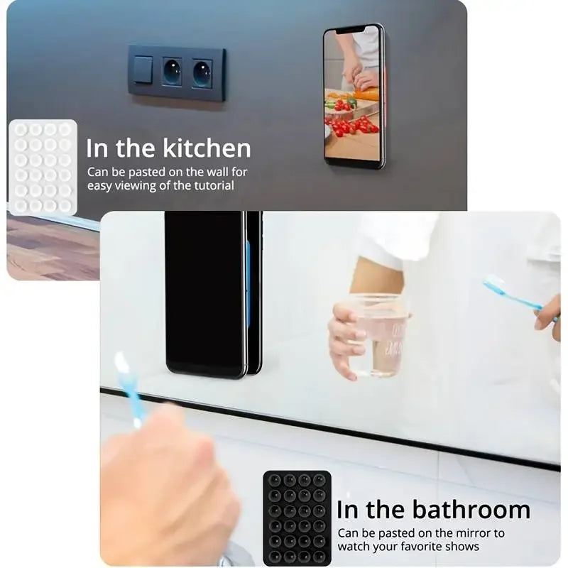 Magic Grip Phone Mat 🧲 Anti-Slip Silicone Pad - Sticks to ANY Surface!"