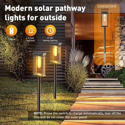 LED Solar Pathway Lights – Waterproof Outdoor Lamp