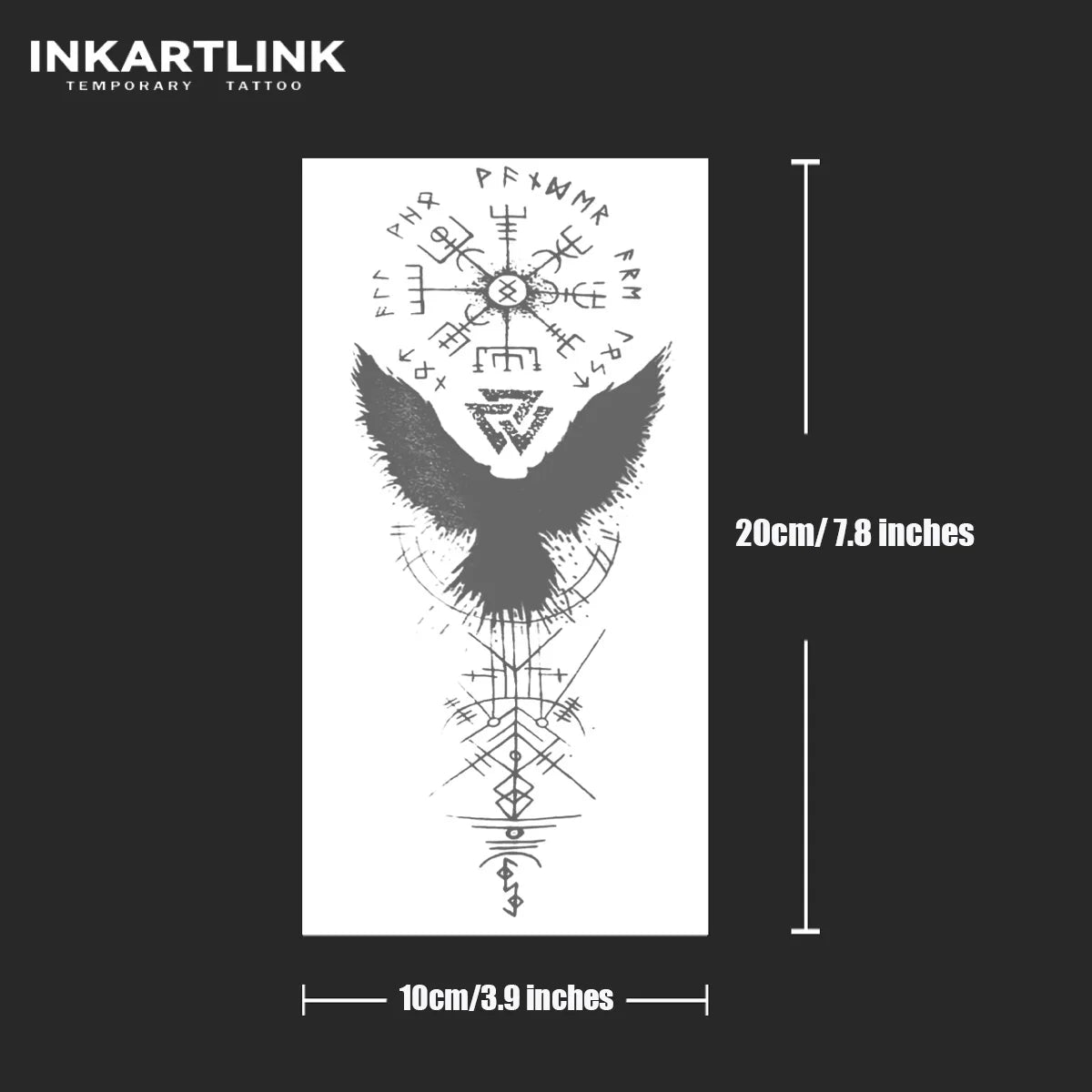Evil Symbol Temporary Tattoo 🖤👹