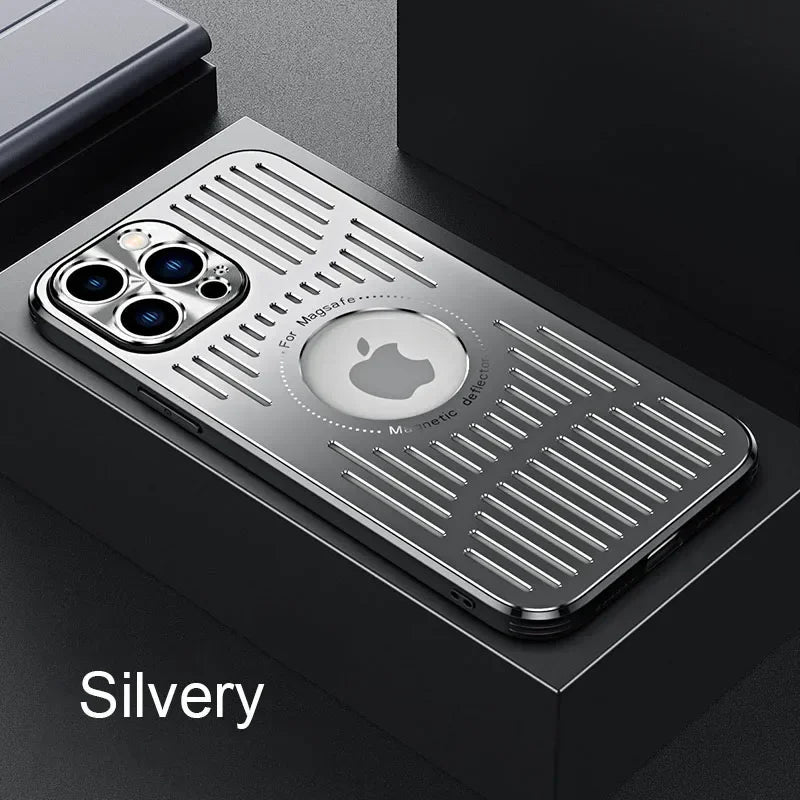 Aluminum Cooling Phone Case for iPhone 16/15/14/13/12 Pro Max