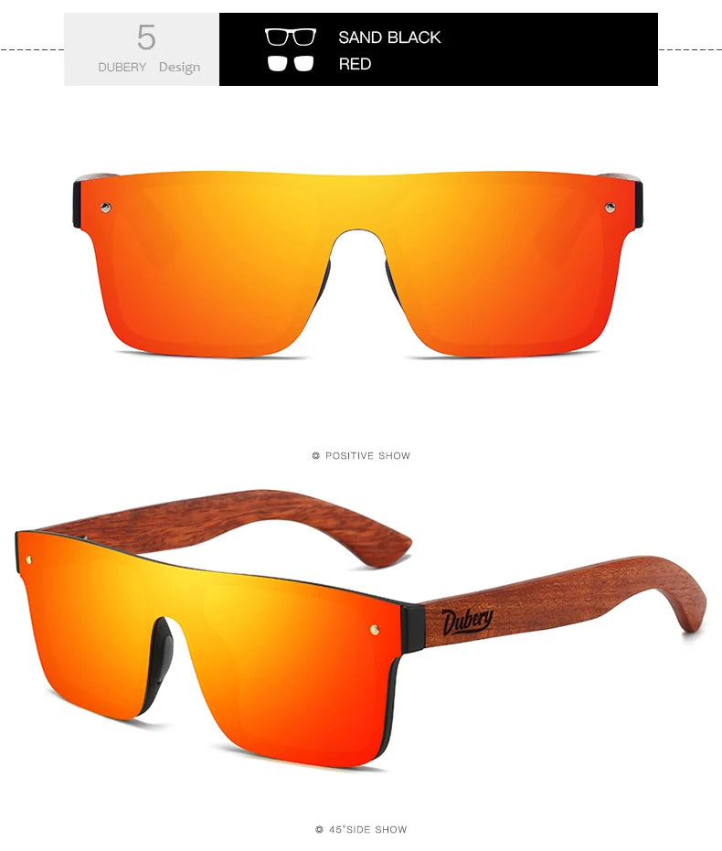 Natural Wooden Polarized Sunglasses for Men, Womam