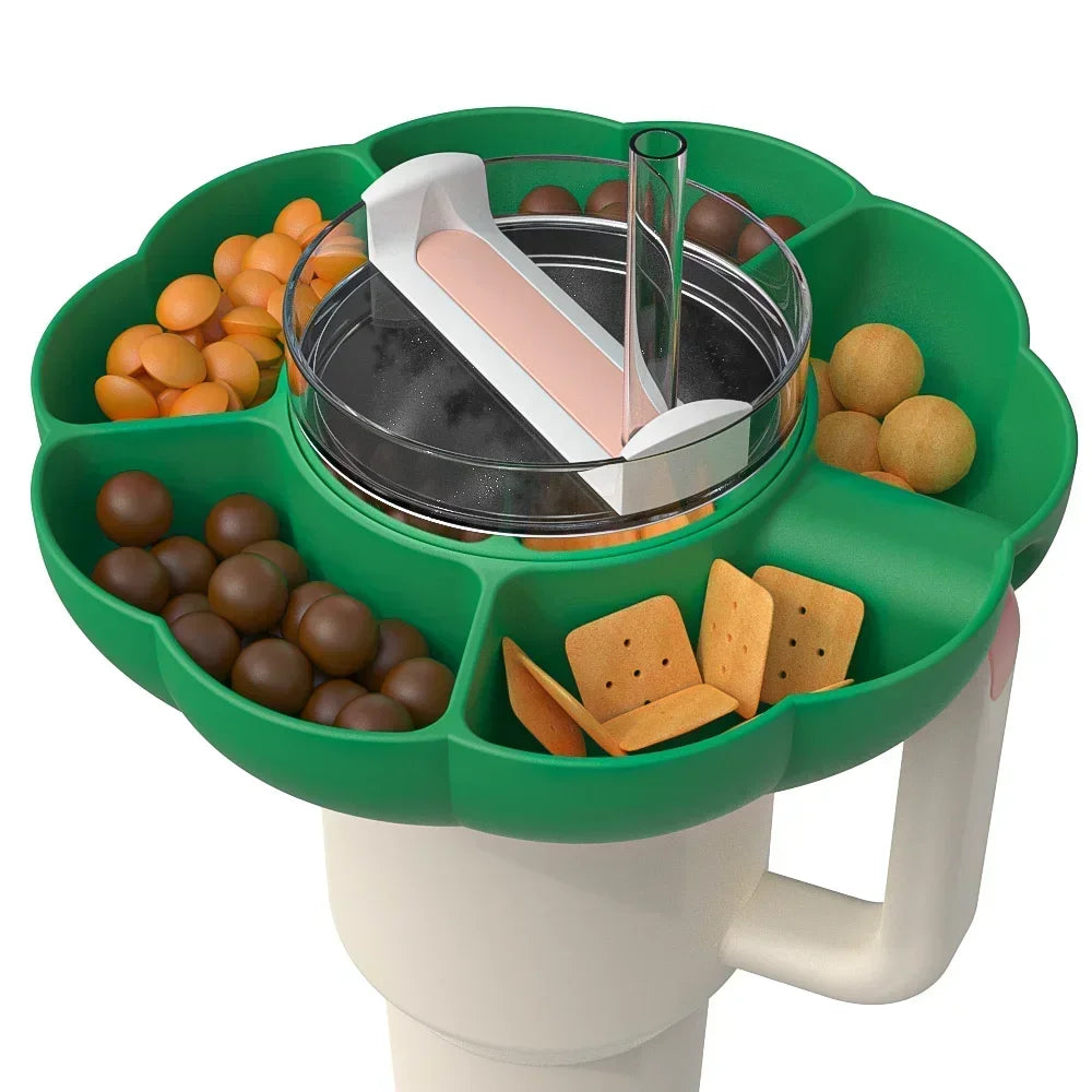 Snack Tray 🍿 for Stanley 40/30 oz – Reusable Snack Divider Bowl