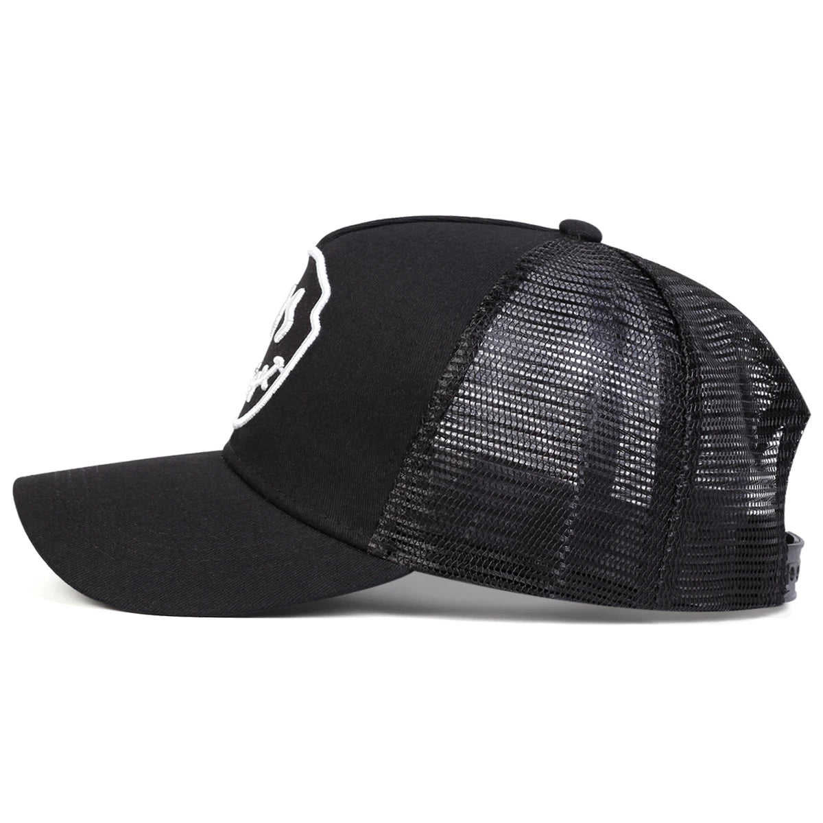 Unisex Smiling Face Embroidery Baseball Net Caps 🌞