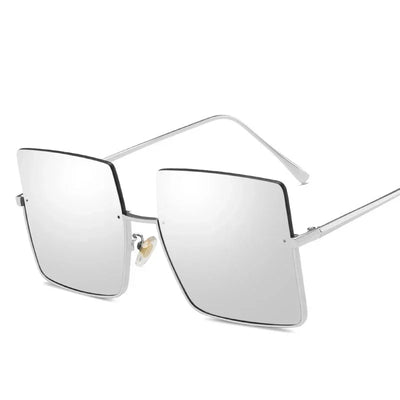 LUXE Oversized Square Sunglasses 😎 Designer Retro Frames